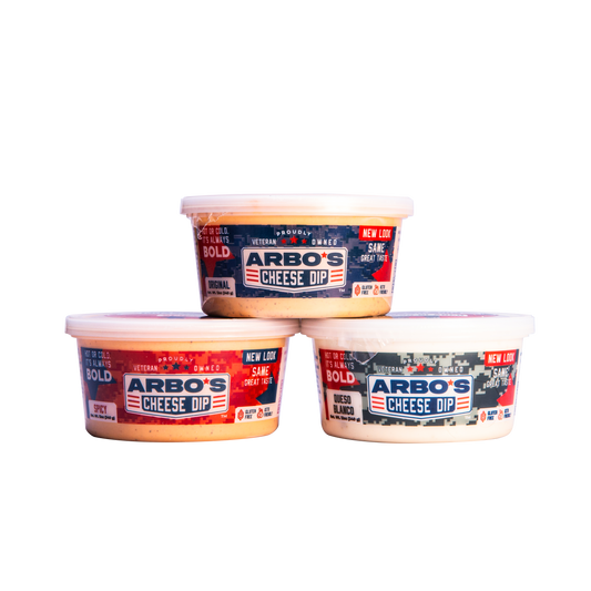 3-Pack Variety, Arbo's Cheese Dip